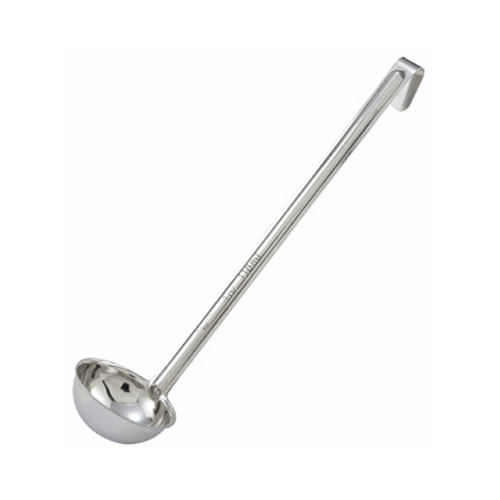 Winware by Winco Winware by Winco 1-Piece Ladle, Stainless Steel - 8 Ounce