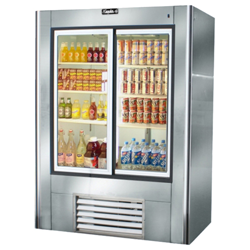 Leader Leader LS54 Sliding Glass Door Self Contained Refrigerated Soda Case 54