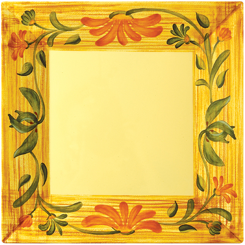 G. E. T. G. E. T. Melamine Plate, Square, Venetian Pattern - 8