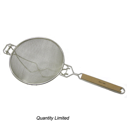 unknown Tinned Strainer Double Mesh Reinforced, 9-1/2
