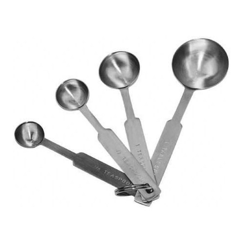 Winware by Winco Winware by Winco Stainless Steel Measuring Spoons - Heavy Duty ,Set Of 4 Spoons