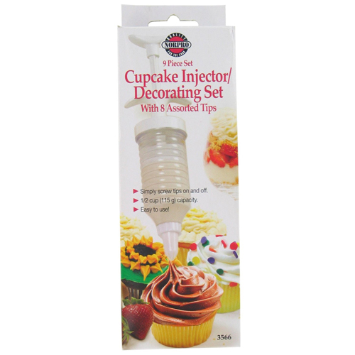 Norpro Norpro 9-Piece Cupcake Injector / Decorating Set 3566