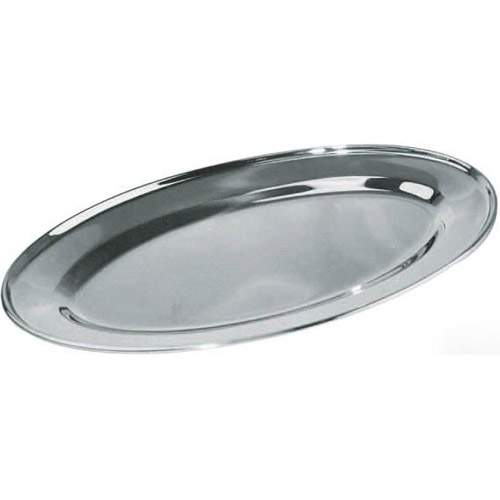 Winware by Winco Winware by Winco Oval Platter, Stainless Steel - 14