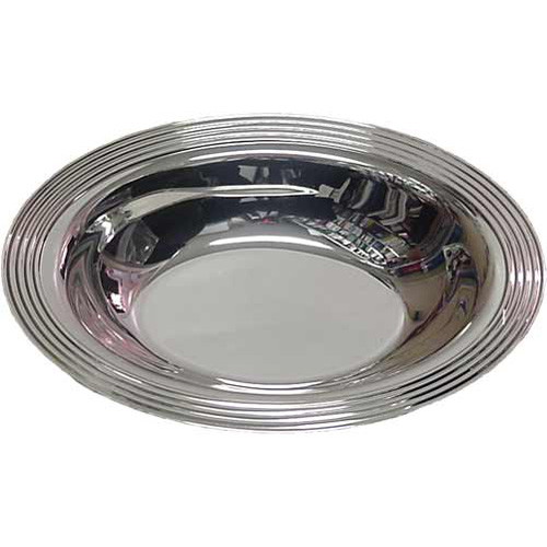 unknown Decorative Oval Tray Border Design Stainless Steel Heavy Duty.