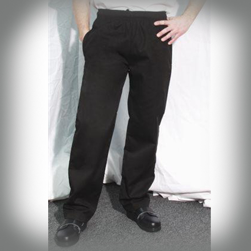 Chef Revival Chef Revival Black Slim Fit Pants QC Lite Poly-Cotton - XS