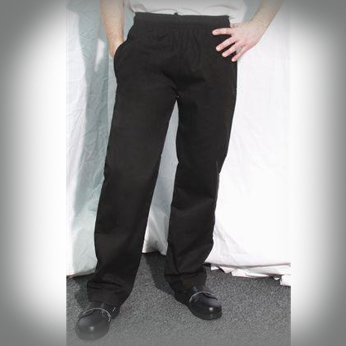 Chef Revival Chef Revival Black Slim Fit Pants QC Lite Poly-Cotton - S