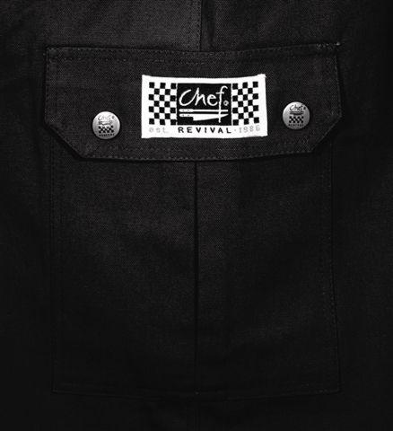 Chef Revival Chef Revival Black Cargo Pants QC Lite Poly-Cotton - 5X