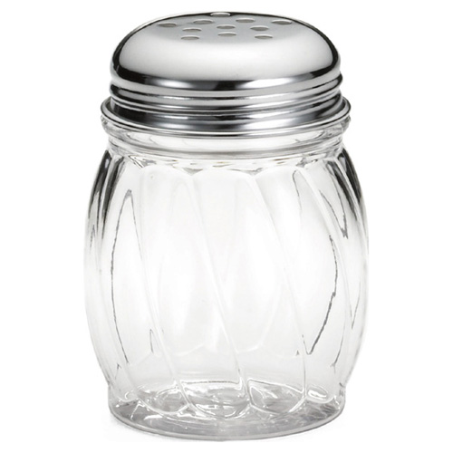 unknown Cheese Shaker, Polycarbonate Base, Perforated Top - P260