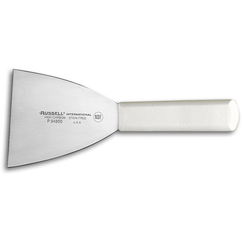 Dexter-Russell Dexter Russell 31640 Griddle Scraper - White Handle - 4