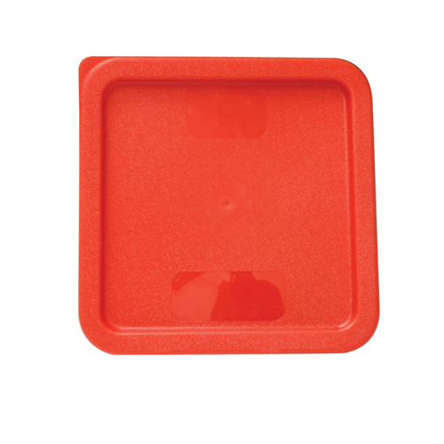 unknown Lid for Square Polypropylene Food Storage Container - Red, for 6- & 8-Quart Containers