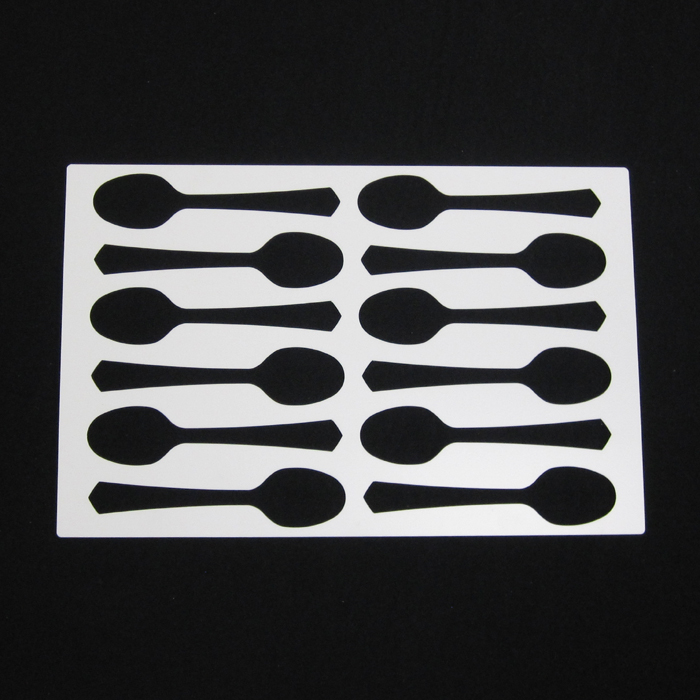 Martellato Martellato Tuile Template, Spoon, 5