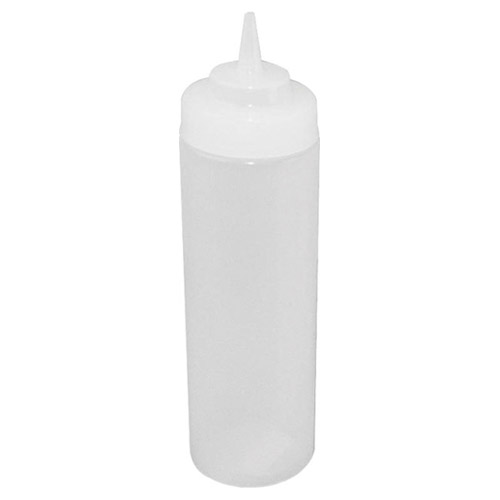 Winware by Winco Winware by Winco Wide-Mouth Squeeze Bottle, Clear, 32 Oz