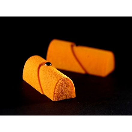 21 Cavities Pavoni Polycarbonate Chocolate Mold Log Wave 17x37mm x 17mm High