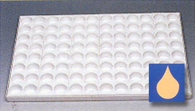 Martellato Martellato Polycarbonate Production Mold Teardrop Single Portion Petit Fours-1.5 oz. capacity Frame & Mold