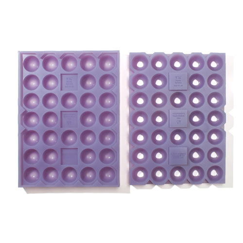 unknown Silicone Sphere Sugar & Candy Mold 1.25 Inch, 32 Cavities