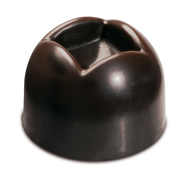 Silikomart Silikomart Silicone Chocolate Mold: Dimpled Dome 28mm Diameter x 20mm High, 10 Milliliters, 15 Cavities (Totaling 150 ml)