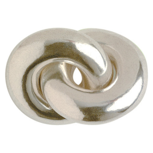 BakeDeco Silver-Coated Chocolate Rings, Each Pair Linked