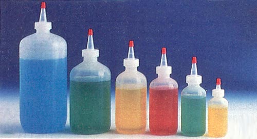 unknown Fine-Tip Squeeze Bottles with Cap - 1/2 Ounce