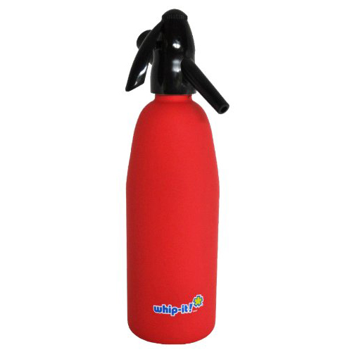 Whip-it! Whip-It SSSV-01 Soda Siphon, Rubber Coated, Red