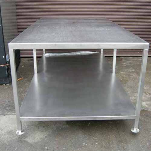 Stainless Steel Table Custom Made Brand New 4' x 8'
