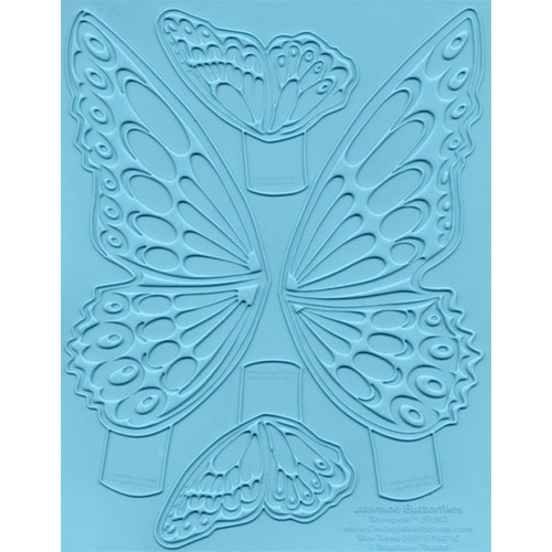 unknown Silicone Sugar Mold, Jasmine Butterflies Showpeel