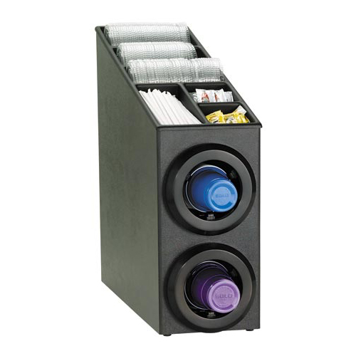 Dispense-Rite Dispense-Rite STL-SL-2BT Countertop 2-Cup Dispensing Combination Cabinet