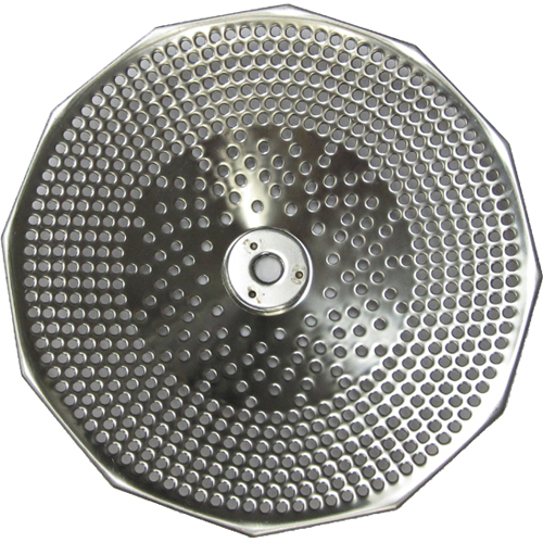 L. Tellier Replacement Grid/Grill Plate S/S, For X3 5 Qt. Mouli Mill - Medium (2.5mm Holes)