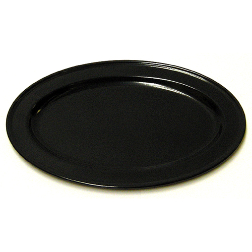BakeDeco Oval Platter, Coated Metal, 9-1/2