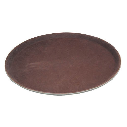 Winware by Winco Winware by Winco Easy Hold Tray, Round, Brown - 16