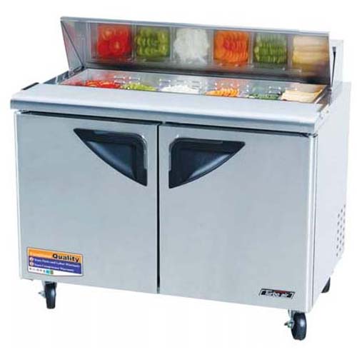 Turbo Air Turbo Air TST-48SD Super Deluxe 1 Door Sandwich Salad Table 12 Cu. Ft.