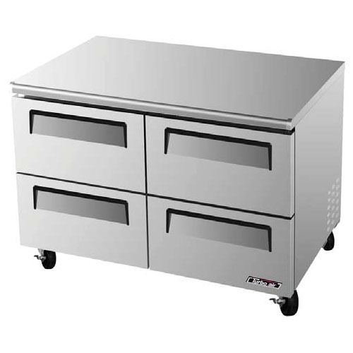 Turbo Air Turbo Air TUF-48SD-D4 Super Deluxe 4 Drawer Undercounter Freezer - 12 Cu. Ft.
