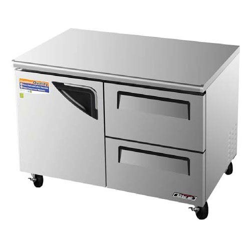 Turbo Air Turbo Air TUR-48SD-D2 Super Deluxe 2 Drawer Undercounter Refrigerator 12 Cu. Ft.