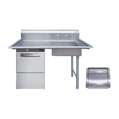 unknown Stainless Steel Undercounter Dishtable Right Hand Sink - 72