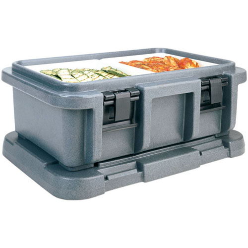 Cambro Cambro UPC160 Insulated Food-Pan Carrier: Holds One Full-Size 6'' Deep Pan - Granite Green