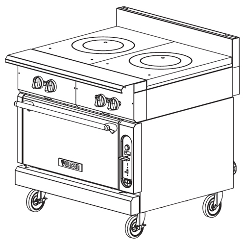 Vulcan Vulcan Heavy Duty Gas Range 36