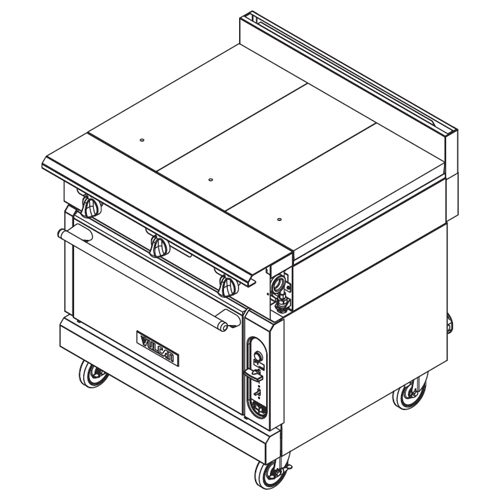 Vulcan Vulcan Heavy Duty Gas Range 36