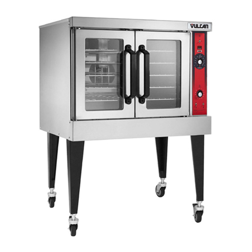 Vulcan VC4GD Single Deck Nat. Gas Convection Oven, Solid State Controls