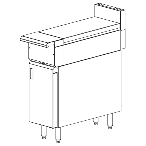 Vulcan Vulcan Heavy Duty Gas Range Spreader, Cabinet Base - 24