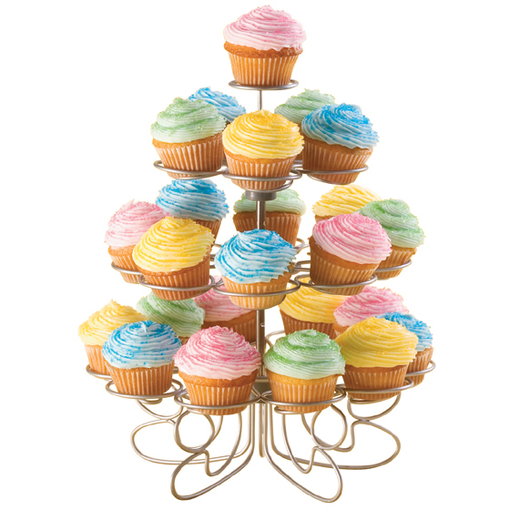 Wilton 307-250 Cupcakes ‘N More 24 Count Mini Dessert Stand / Tower