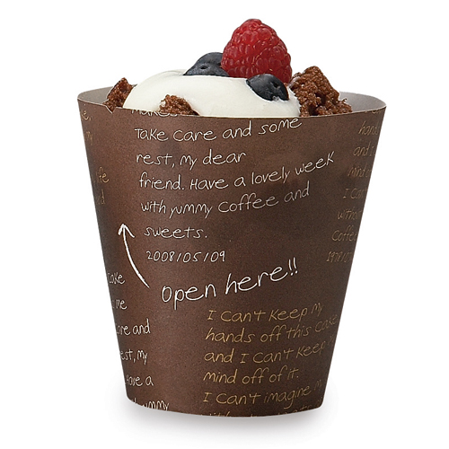 Welcome Home Brands Welcome Home Brands Cafe Sweets Dark Paper Baking Cup