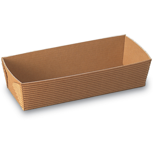 Welcome Home Brands Disposable Plain Brown Paper Loaf Baking Pan - 18.6 Oz Capacity, 6.9 x 2.6 x 1.8 Inch High