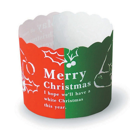 Welcome Home Brands Welcome Home Brands Two-Tone Christmas Disposable Paper Baking Cup