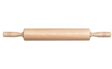 unknown Wooden Rolling Pin with Handles - 3