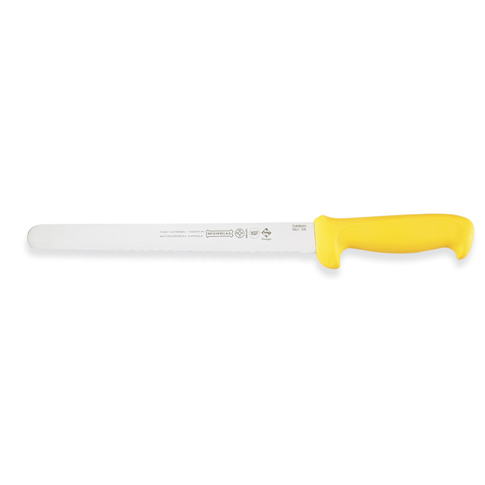 Mundial Mundial Y5627-10E 10-Inch Slicing Serrated Edge Utility Knife, Yellow