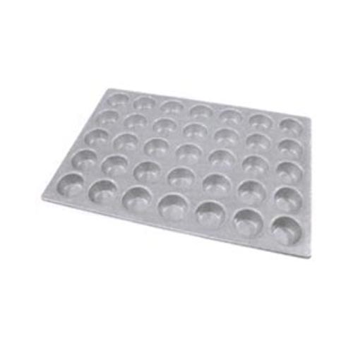 Chicago Metallic Aluminized Steel Cupcake / Muffin Pan Glazed 35 Cups. Cup size 2-3/4" x 1-3/8" Deep. Overall Size 18" x 26"