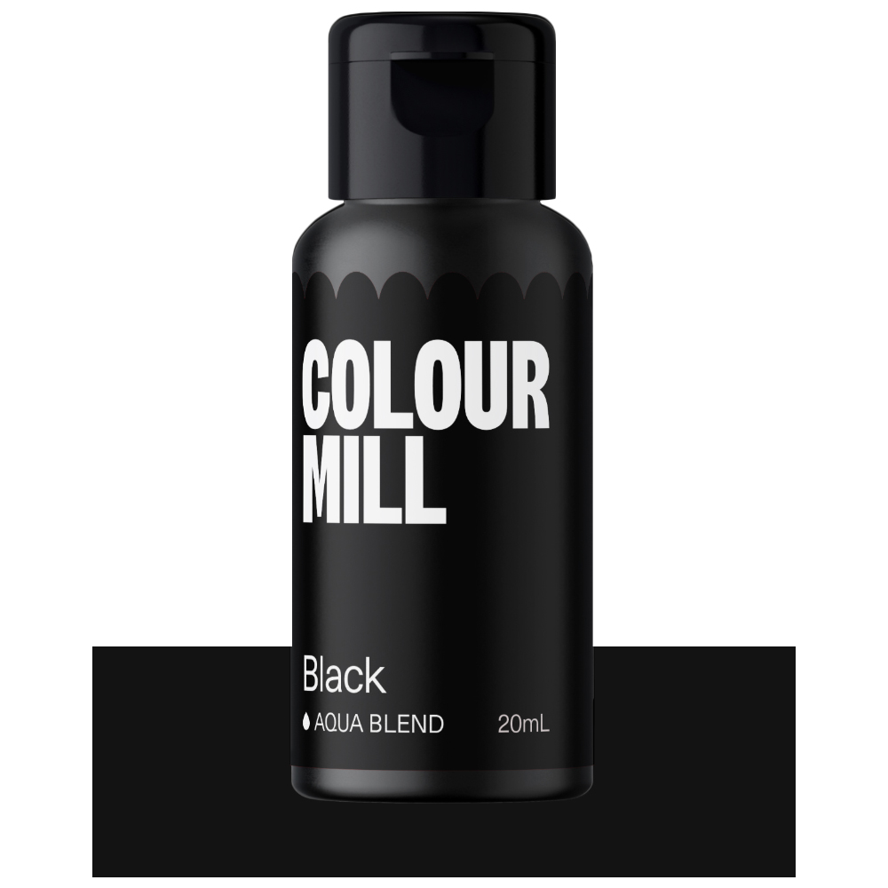 Colour Mill Aqua Blend Black Food Color, 20ml