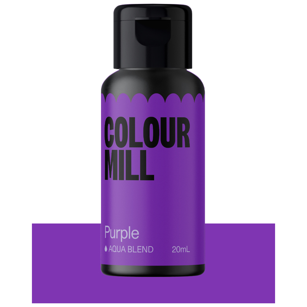 Colour Mill Aqua Blend Purple Food Color, 20ml