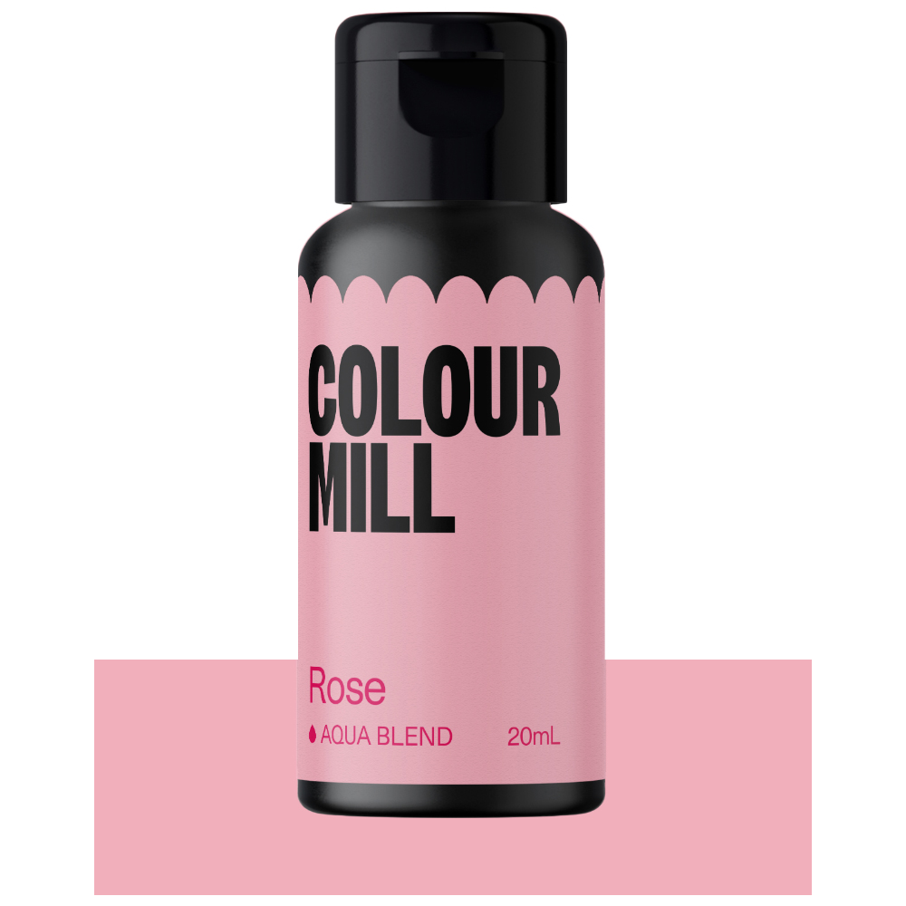 Colour Mill Aqua Blend Rose Food Color, 20 ml
