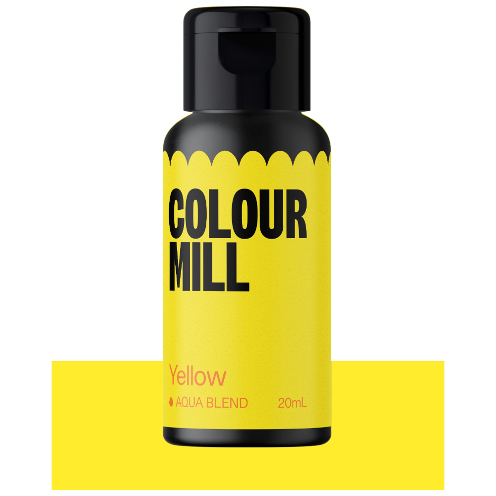 Colour Mill Aqua Blend Yellow Food Color, 20ml