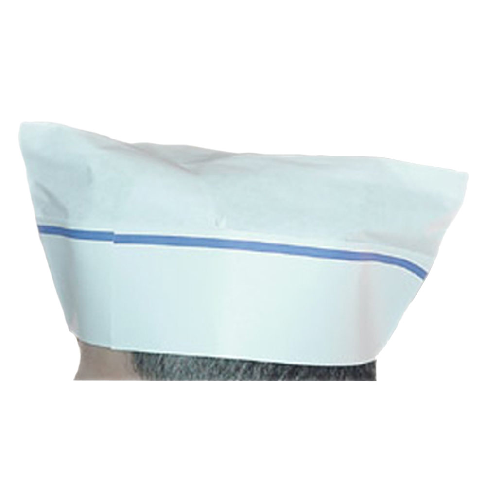 Disposable Overseas Hat One Size Fits All Box Of 100 - Blue